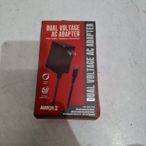 DUAL VOLTAGE AC ADAPTER FOR NINTENDO SWITCH CONSOLE AND LITE (MODEL: MO7318) image 2