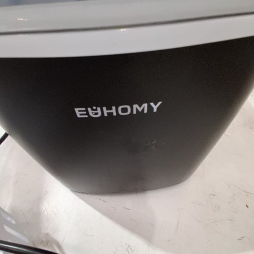 EUHOMY COUNTERTOP ICE MAKER MACHINE WITH HANDLE, BASKET AND SCOOP - MAKES 26LB/DAY - BLACK (MODEL: IM001-BBL-CAEH) image 4
