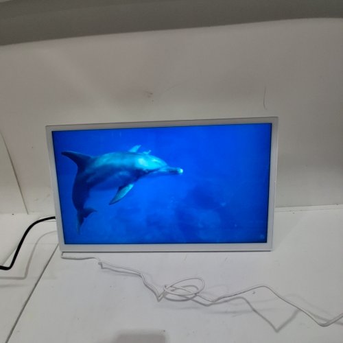 SHOWSCREN LARGE SCREEN PORTABLE MONITOR 1080P FHD GAMING DISPLAY WITH STAND & SPEAKERS, USB-C & HDMI PORTS - 20" - WHITE (MODEL: HD-215) image 2