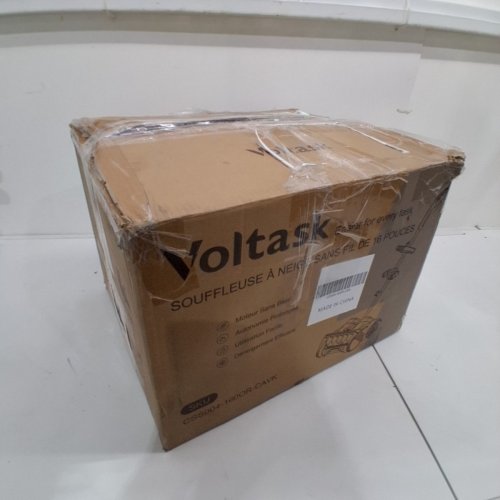 VOLTASK CORDLESS ELECTRIC SNOW SHOVEL WITH CHARGER AND LED LIGHTS - 16" - 48V - BLACK/ORANGE (MODEL: CSS004-160) image 9
