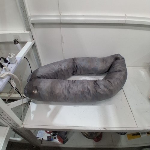 OVAL PET BED BOLSTER INSERT - 39" - GRAY image 3