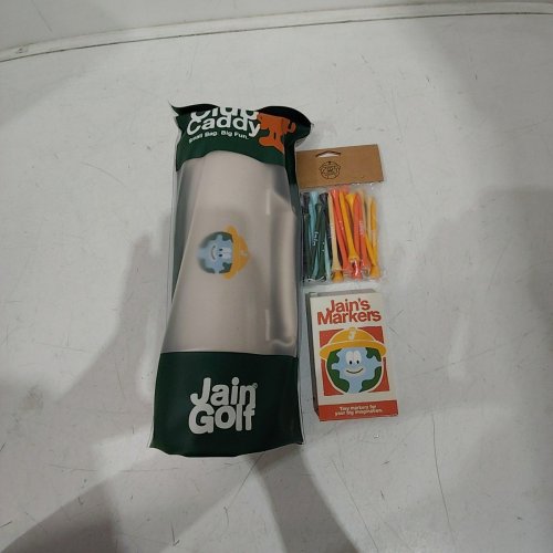 JAIN GOLF THE CLUB CADDY BAG WITH TEE'S & MARKERS - CANVAS image 2