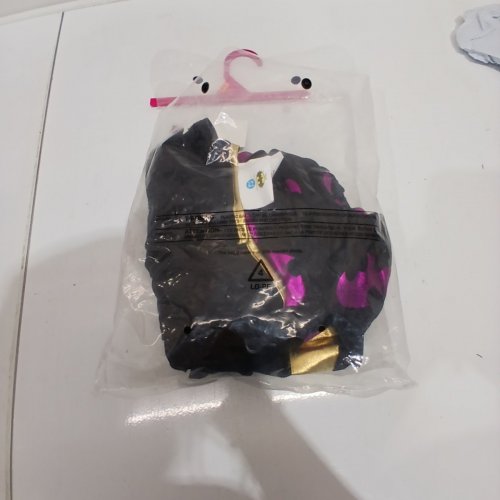 3PC GIRLS RUBIES DC BATGIRL COSTUME - MEDIUM (8-10) - BLACK/PURPLE/GOLD (STYLE: 1001753) image 3