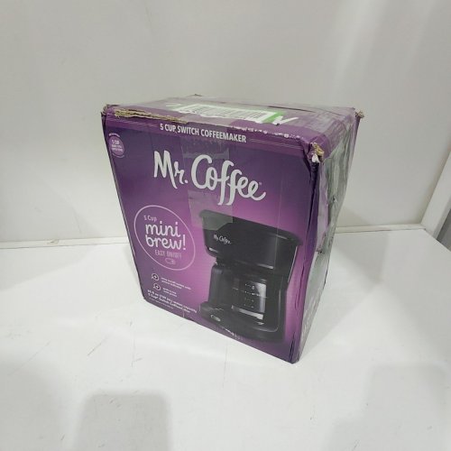 MR COFFEE MINI BREW SWITCH COFFEE MAKER - 5 CUP - BLACK (MODEL: BVMC-S05BL3-1-001) image 3