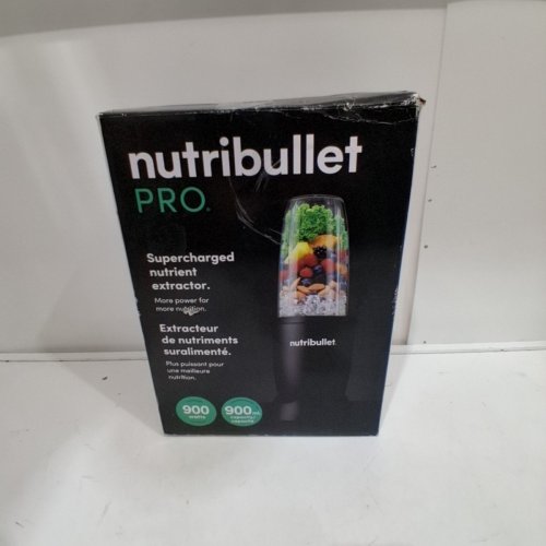 NUTRIBULLET PRO 900 BLENDER WITH PORTABLE CUPS AND LIDS - 32 OZ / 24 OZ - BLACK (MODEL: NB-201) image 4