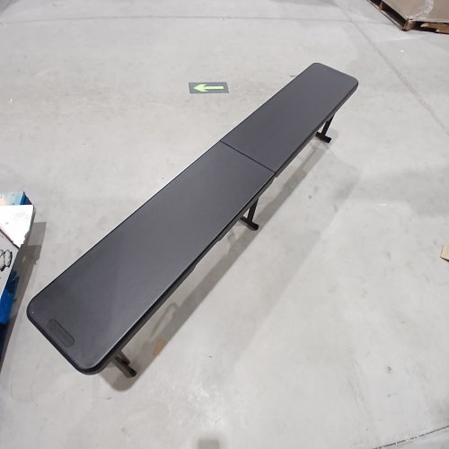 AMAZON BASICS FOLDING DINING ROOM BENCH - 6FT - BLACK image 2