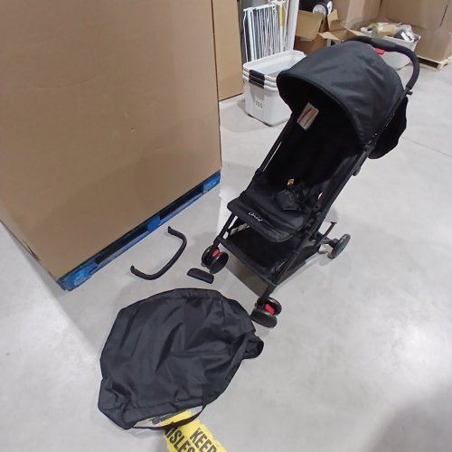 PYLE JOVIAL LIGHTWEIGHT FOLDING BABY STROLLER - BLACK (MODEL: CA-JPC20BK) image 2
