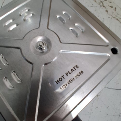 GASHOME MINI PORTABLE SINGLE ELEMENT ELECTRIC STOVE TOP / HOT PLATE - 110V 1000W - WHITE / GREY / BLACK (MODEL : JY38111-02) image 4
