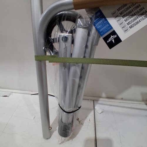 MEDLINE GUARDIAN TWO BUTTON FOLDING WALKER - 300LBS MAX - GREY (MODEL: MDS86410W54H) image 3
