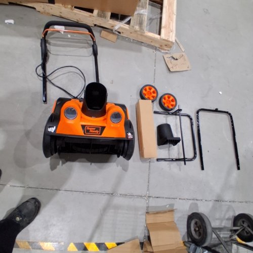 SUPERHANDY CORDED ELECTRIC SNOW THROWER/BLOWER WITH LED HEADLIGHTS - 18" - 120V - 15A - THROWS 25FT image 3