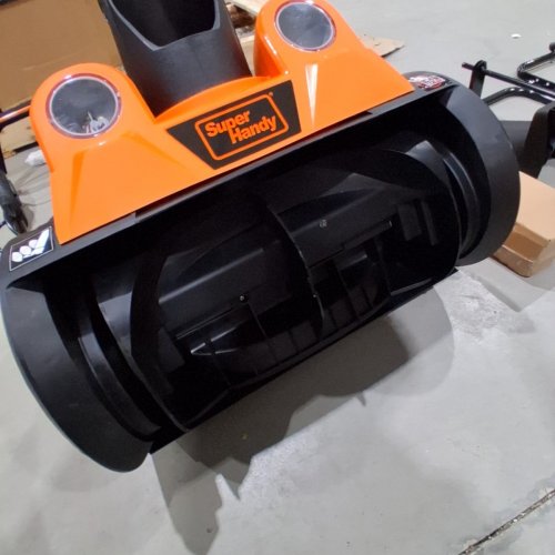 SUPERHANDY CORDED ELECTRIC SNOW THROWER/BLOWER WITH LED HEADLIGHTS - 18" - 120V - 15A - THROWS 25FT image 5