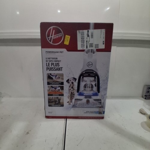 HOOVER CORDED POWERDASH PET COMPACT LIGHTWEIGHT CARPET CLEANER - WHITE/BLUE (MODEL: FH50705VCD) image 7