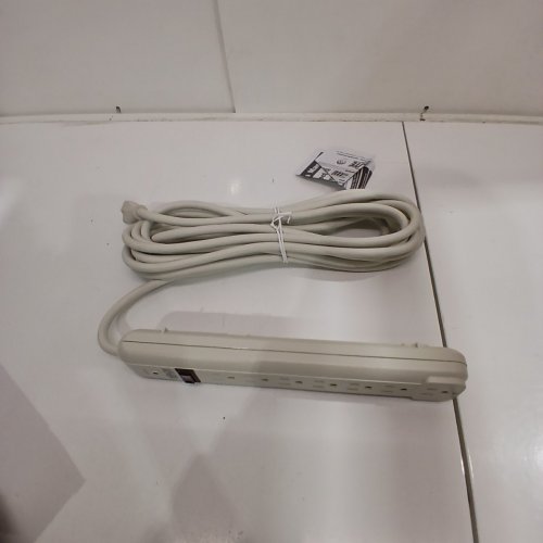 TRIPP LITE 7-OUTLET SURGE PROTECTOR POWER BAR WITH 25FT CORD - 1080 JOULES - LIGHT GREY (MODEL: TLP725) image 2