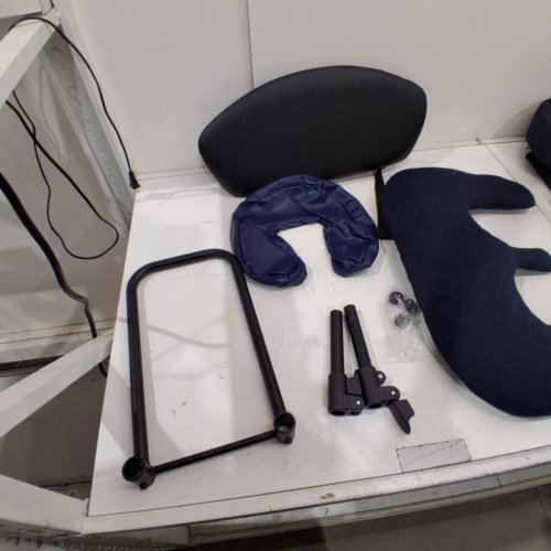 CXGROS ADJUSTABLE MASSAGE TABLE HEADREST KIT - FOR 6-17" MATTRESS - NAVY BLUE image 4