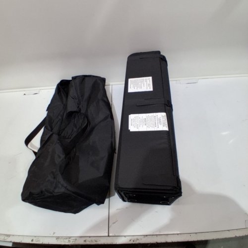 PAMO BABE PORTABLE CRIB BABY PLAYPEN WITH MATTRESS AND STORAGE BAG - 39" X 27" X 25" - BLACK - (MODEL : P901) image 2