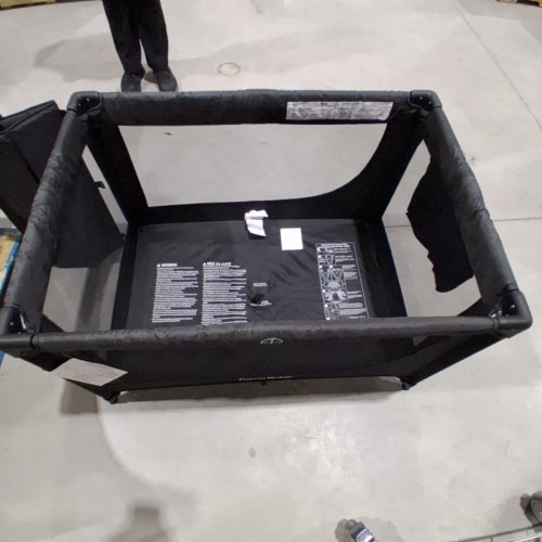 PAMO BABE PORTABLE CRIB BABY PLAYPEN WITH MATTRESS AND STORAGE BAG - 39" X 27" X 25" - BLACK - (MODEL : P901) image 4