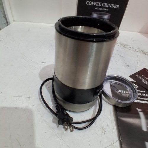 LINKCHEF ELECTRIC COFFEE/SPICE GRINDER - 60G CAPACITY - BLACK / SILVER (MODEL : CG-7020-US-WM) image 6