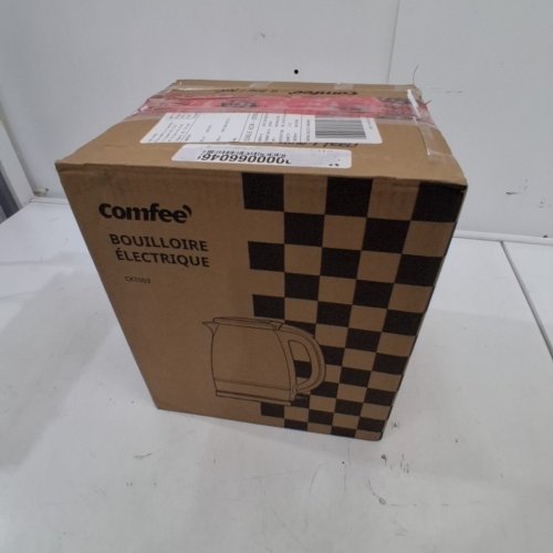 COMFEE GLASS ELECTRIC KETTLE - 1.7L - 1500W - GREY/CLEAR (MODEL: CKT003) image 6