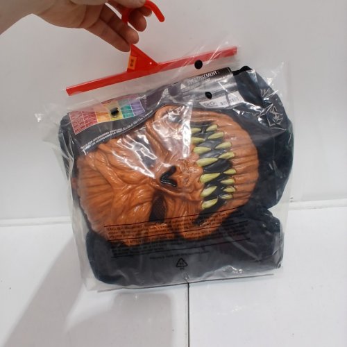 3PC MEN'S WAY TO CELEBRATE HOLLOWED JACK COSTUME - MEDIUM (32-24) - BLACK/ORANGE/GREEN (STYLE: 48663) image 3