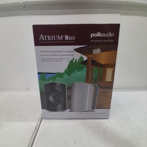 POLK AUDIO ATRIUM 8 SDI OUTDOOR ALL-WEATHER SPEAKER WITH SINGLE/DUAL INPUT SWITCH - BLACK (MODEL: ATRIUM8SDI) image 3