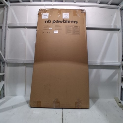 NO PAWBLEMS EXTRA TALL PET GATE FOR DOORWAYS/HALLWAYS - 55" X 30" TO 44" WIDE - BLACK (MODEL: NPPCM01) image 4