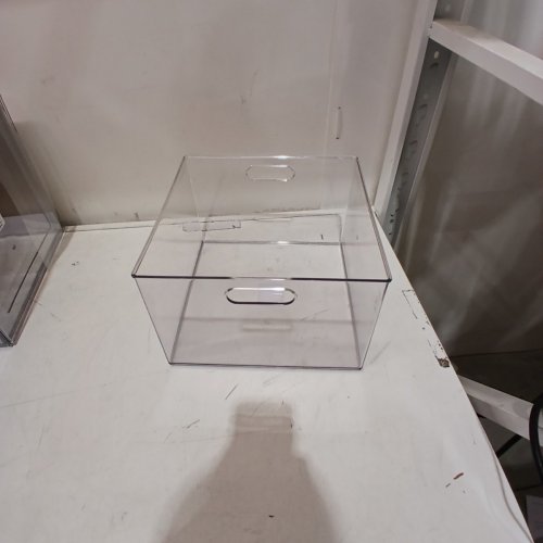 BRIGHTROOM ALL PURPOSE SINGLE DRAWER STORAGE - 12.5" X 12" X 9" - CLEAR image 2