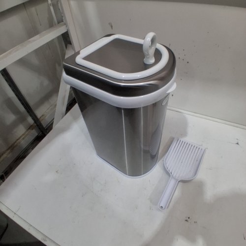 UBBI STAINLESS STEEL PET WASTE PAIL - 13 GAL image 2