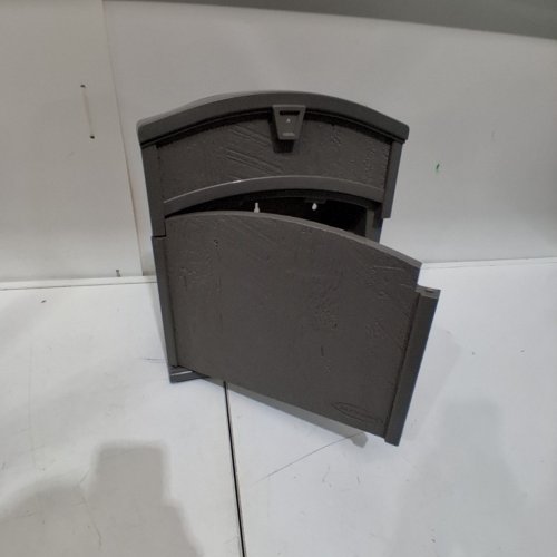 SUNCAST HOSE HANGER CABINET - 150FT HOSE CAPACITY - GREY image 2