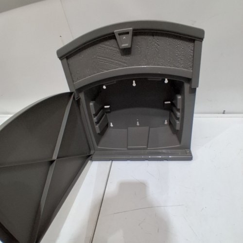 SUNCAST HOSE HANGER CABINET - 150FT HOSE CAPACITY - GREY image 3