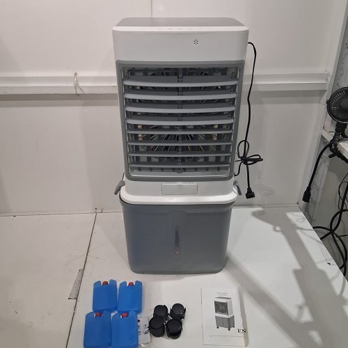 PORTABLE AIR COOLER WITH WATER TANK EVAPORATIVE COOLING - 8L - WHITE/GREY (MODEL: ZWN-112) image 3