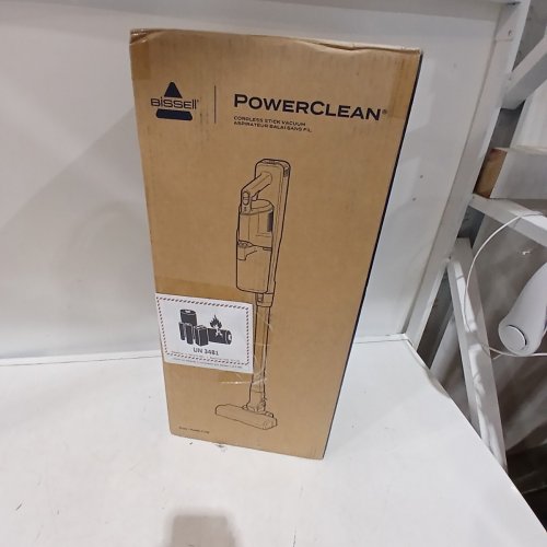 BISSELL POWERCLEAN CORDLESS SELF-STANDING STICK VACUUM WITH LED HEADLIGHTS - WHITE (MODEL: 4173B) image 7