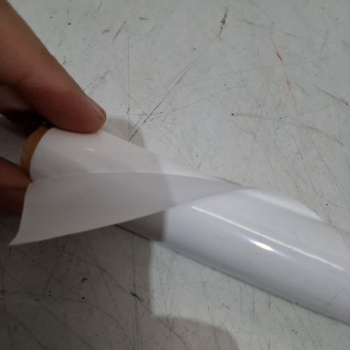 KRAFT PLASTIC WRAPPING PAPER ROLL - 2FT - WHITE image 3