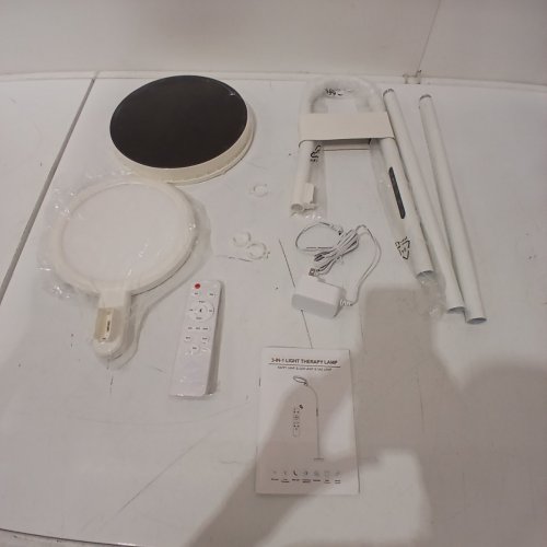 HAPPY UV-FREE 10000 LUX LIGHT THERAPY LAMP WITH REMOTE CONTROL - 18W - WHITE image 3