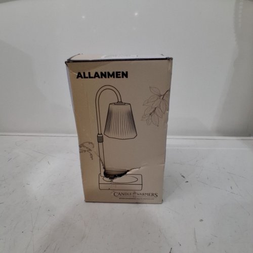 ALLANMEN DIMMABLE ADJUSTABLE HEIGHT CANDLE WARMER LAMP - AMBER / WOOD image 4