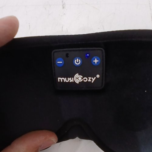 MUSICOZY BLUETOOTH SLEEPING HEADPHONES EYE MASK - BLACK image 2