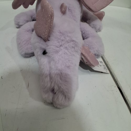 KIDS JELLYCAT STUFFED DRAGON - 26" - LAVENDER image 3