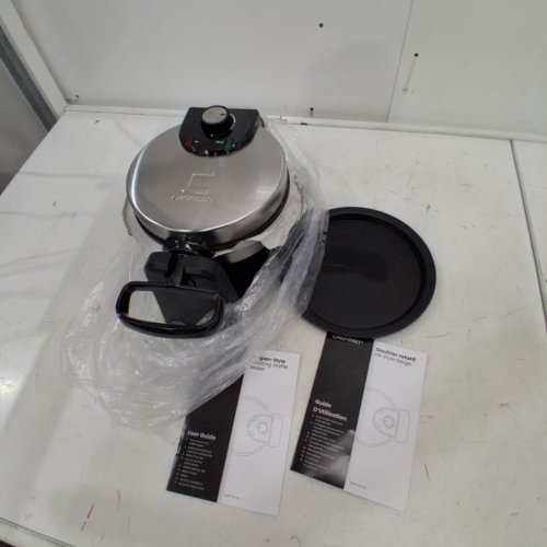 CHEFMAN ROTATING BELGIAN WAFFLE MAKER - STAINLESS STEEL (MODEL: RJ04-V3) image 3