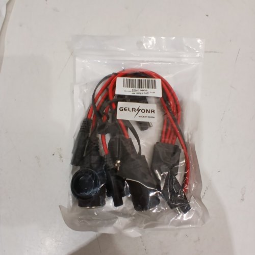 GELRHONR AUTOMOTIVE CIGARETTE LIGHTER SPLITTER CABLE WIRING KIT , 16 AWG / 15 A - BLACK, RED (MODEL: X004C2M4X9) image 3