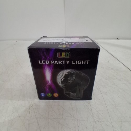 LED PORTABLE DISCO PARTY LIGHT - BLACK image 2