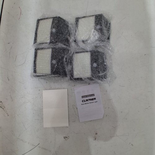 4PK CLAONER OUTDOOR SOLAR MOTION CENSORED LIGHTS - BLACK image 2