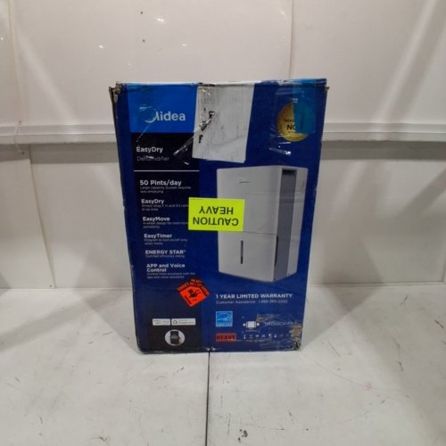 MIDEA ENERGY STAR CERTIFIED DEHUMIDIFIER WITH REUSABLE AIR FILTER AND APP CONTROL - 4,500 SQ.FT - 23.6L - WHITE (MODEL: MAD50C1AWS-A) image 13