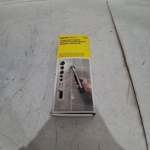 6PC HOTO WAND ELECTRIC SPIN SCRUBBER, RECHARGEABLE GROUT CLEANER SCRUB BRUSH WITH REPLACEABLE HEADS (MODEL: 1936026) image 5