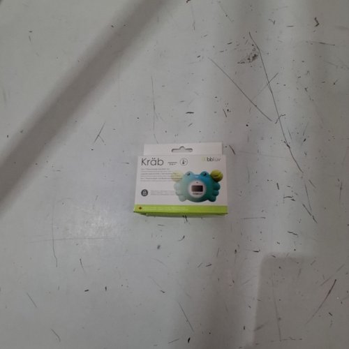 BBLUV KRAB 3 IN 1 THERMOMETER AND BATH TOY - GREEN/BLUE image 2