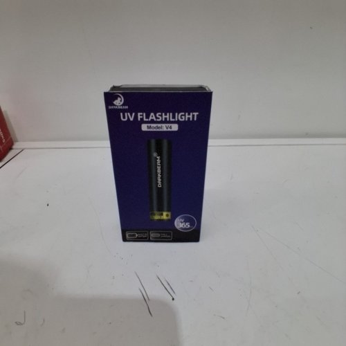 DARKBEAM UV FLASHLIGHT WITH RECHARGEABLE BATTERY - V4 - 365NM -BLACK (MODEL: V4) image 4
