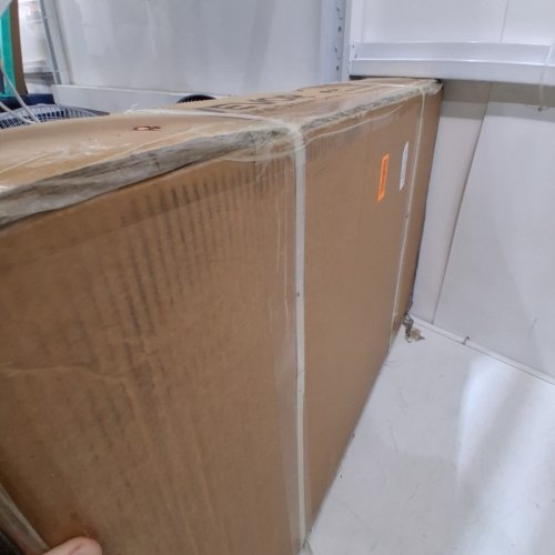 METAL TOOL WALL CABINET WITH FLIP UP DOOR - 240 LBS MAX - BLACK/GREY image 3