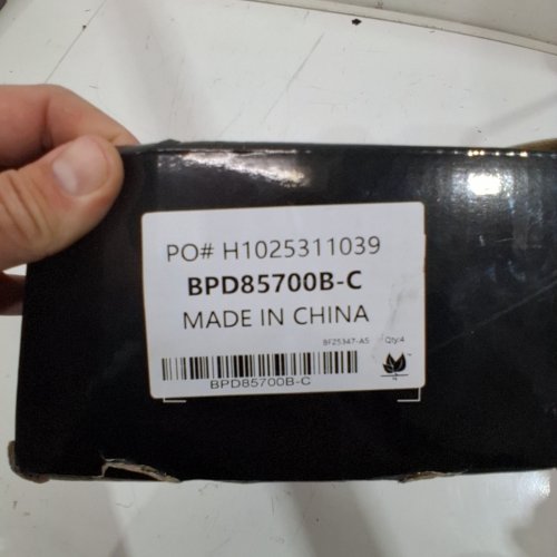 A PREMUM AUTOMOTIVE BRAKE PAD SET - FITS SELECT MODELS - BLACK (MODEL: BPD85700B-C) image 2