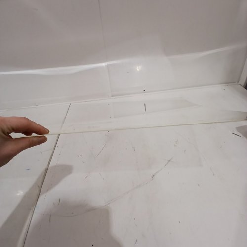 ACRYLIC PLEXI GLASS PANEL FOR ARTS AND CRAFTS - 2FT X 3FT - CLEAR image 3