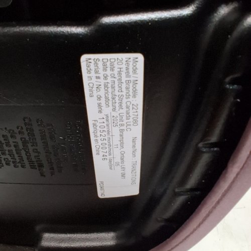 GRACO TRANZITIONS 3-IN-1 LIGHTWEIGHT ADJUSTABLE HEIGHT HARNESS BOOSTER CAR SEAT - 100LBS MAX - PURPLE (MODEL: 2217080) image 2
