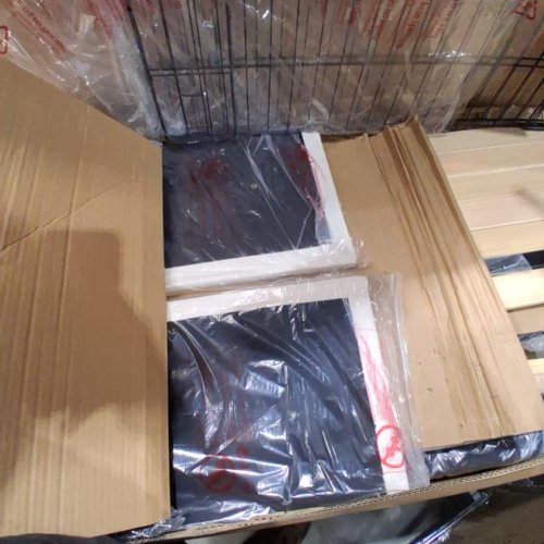KEYLUV UPHOLSTERED BED FRAME WITH LED LIGHTS AND STORAGE DRAWERS - KING - BEIGE - (MODEL: KLV-UP-220) image 6