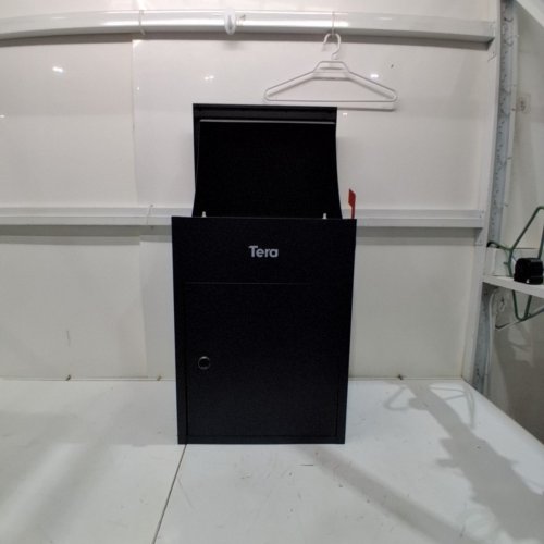 TERA ANTI-THEFT GALVANIZED STEEL PARCEL DELIVERY BOX WITH LOCK - 23" - BLACK (MODEL: PDB-585) image 2
